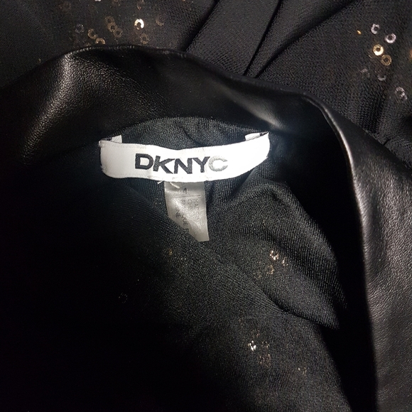 DKNY Gold Sequin Skirt - Picture 3 of 8